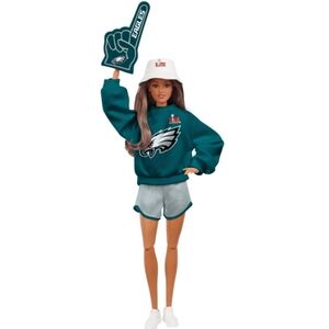 Mattel NFL Eagles Barbie Doll
